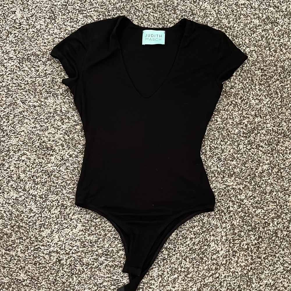 Judith March Black Bodysuit size S